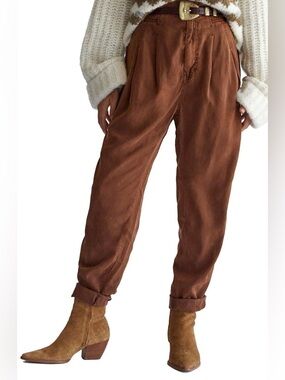 FREE PEOPLE Run Wild High Waist Balloon Pants in Maple